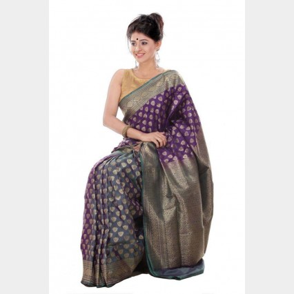 Silk Katan Sharee from Tangail with blouse piece